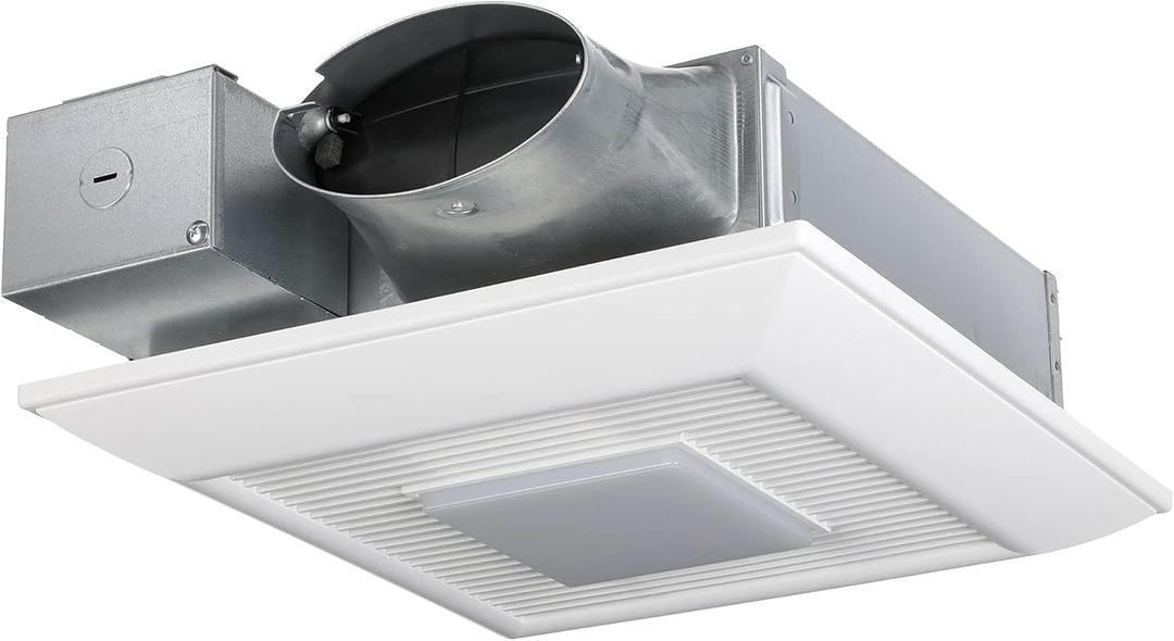 Panasonic FV-0510VSCL1 WhisperValue Fan + LED + Humidity Sensor, 50-100 CFM, Medium