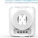 EERO Max 7 Wall Mount, Wall Brackets ABS Router Holder Compatible with eero Max 7 Extender Space Saving (3 Pack)