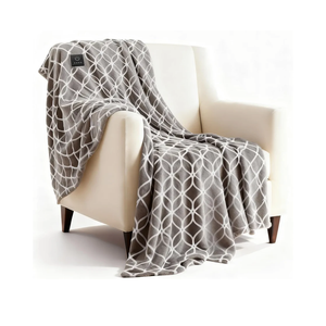 Heated Blanket Electric Throw Blanket with Built-in Button Controller 50"x60" One-Touch Ultra Cozy Soft Warm Heating Electric Blanket with 4 Heat Levels & 4 Hours Auto-Off Overheat Protection