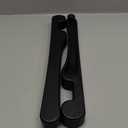 Car Seat Gap Filler Set of 2, Soft Foam Multifunctional Seat Side Gap Filler with Organizer & Hook Function, 3in1 Gap Stopper Universal Fit Car SUV Truck Fill The Gap Between Seat & Console (Most Cars  Standard, Black)