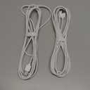 Basesailor USB Type C Charger Cable 10FT 2Pack,Nylon Charging Cord for iPhone 17 16 Pro Max,Samsung Galaxy Z Fold 5,Note 20,Tab S10 S10E 10E FE S23 S22 S21 23 Plus Ultra,A52 A54,Google Pixel 7 6 XL (White)