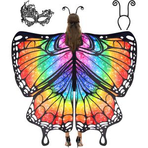 Spooktacular Creations Halloween Butterfly Wings Costume for Women, Butterfly Wings Adult, Womens Halloween Costumes 2025