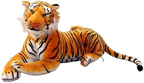 Tiger Stuffed Animal - Stuffed Tiger Plush Toy17 inches-Excluding The Tail (Small, Yellow)