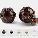 KAMANINA 1 Inch Curtain Rod 36-72 Inch, Antique Bronze Single Drapery Rods