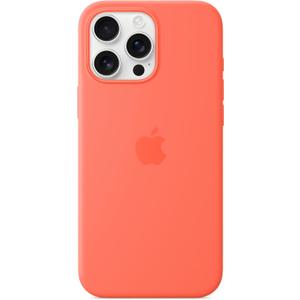 Apple iPhone 16 Pro Max Silicone Case with MagSafe and Camera Control - Tangerine