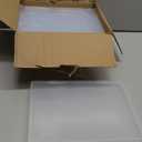 6 PCS Clear Photo Storage Boxes, 12 x 8.8 in Transparent Plastic Photo Case, Dustproof and Moisture-Proof, Container for Scrapbooks, Postcards, Crafts, Office Supplies, Files