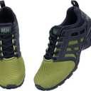 Men's Trail Running Shoes Fashion Hiking Walking Sneaker Lightweight Tennis Cross Training Shoes Size 7-12 (11, Blackgreen)