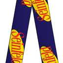 Buckle-Down Guitar Strap - SEINFELD Spotlight Logo Navy/Yellow/Red - 2" Wide - 29-54" Length
