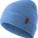 ROXUN Beanie for Men/Women Winter Hat Knit Cuffed Soft Warm Unisex Skull Stocking Cap