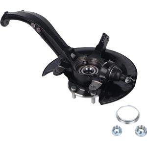 PAROD 698400 Front Right Steering Knuckle Assembly & Wheel Hub Bearing Fit for 2.4L L4 Honda Accord 2003-2007; Automatic Trans, Passenger Side