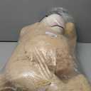 MorisMos Smiling Giant Teddy Bear, 39inch Big Stuffed Animal Bears with Large Footprints Plush, Gift Kids Girlfriend Boyfriend, Light Brown