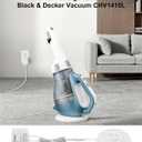 WUKUR 23V Charger Base for Black and Decker CHV1410L Dustbuster Handheld Vacuum, ETL Certified Charging Dock with Safety Protection, P/N 90571555-09, 5.9FT Detachable Cord