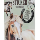 Lolli & Pip™ Horses Sticker Valentines Day Cards, 2 Pack