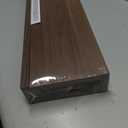 Dreamland Picture Ledge Shelf for Wall, Floating Shelves Set of 2,18 inch Long Floating Shelves with Lip for Living Room,Bedroom,Bathroom,Kitchen,Walnut