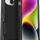 OtterBox iPhone 14 & iPhone 13 Commuter Series Case - BLACK , Slim & Tough, Pocket-Friendly, with Port Protection | Slim, Tough, Pocket-Friendly, with Port Protection