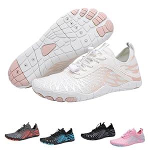 Cridano BareStep Active 2.0 Minimalist Shoes Men Women, Quick Dry Hike Footwear Barefoot Shoes Wide Toe Box Zero Drop Water Shoes Summer (D, Adult, Men, 6, Numeric, US Footwear Size System, Medium)