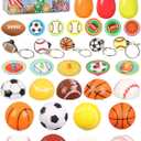Easter Surprise Egg Toys - 32 Eggs with Balls Kids Party Favor School Classroom Prizes for Classmate Teens Boys Blind Mystery Box Fillers