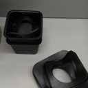 Bed Risers - 3 & 5 Inch Adjustable Furniture Risers or 8 Inch Combined - Heavy Duty for Couch, Table, Dorm, Sofa, Chair & Table - Bed Support Legs for Height, Supports Up to 1,300 lbs (8 Pack, Black)