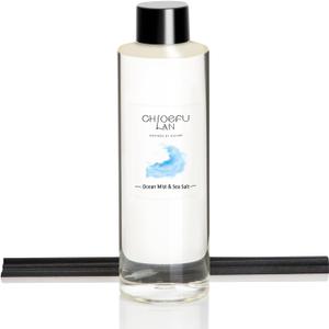 Ocean Mist & Sea Salt Scented Oil Diffuser Refill 6.76 fl oz Natural Scented Oil - Best for Aromatherapy, SPA and Home, 0% Alcohol, Fresh and Invigorating