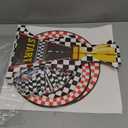 2 Pack Race Cars Cupcake Stands Birthday Party Supplies, 3-Tier Two Fast Racing Car Cardboard Cupcake Holder Dessert Display, Cars Wheels Birthday Decorations