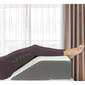 Kolbs Bed Wedge Pillow for Sleep Apnea, FSA Eligible Acid Reflux, and Back Pain Relief, with Chic Jacquard Cover - Headboard Wedges for Sleeping (Flat Top 7" Height)