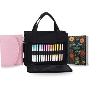 Bible Bags for Women Organizer Including Large Bible Cover Case for Women and Prayer Journal for Woman Keeps Everything Organized for Church & Bible Study, Perfect Christian Gift for Woman of Faith