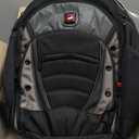 Wenger Synergy Laptop Backpack, Fits 16 Inch Laptop, Men's and Women's Laptop Bag, Black/ Grey