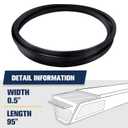 144959 Craftsman Deck Belt for 42 Inch Riding Mower LT1000 LT2000 LT3000 DLT3000 DYT4000 Husqvarna Poulan AYP Ariens Lawn Mower (1/2" X 95") Replaces 532138255 532144959