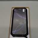 Military Metal Heavy Duty Case Compatible with iPhone 17 Pro Max, Drop Protection Rugged Defender Metal Bumper Screw Case with Stand Gorilla Glass Camera Cover Full Body Dustproof Black