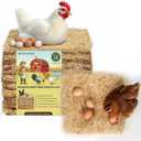 Chicken Nesting Pads 13 x 13 inch (10 Packs) for Hens, Chicken Coop Nest Liners with Premium Cushioning