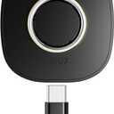 Compatible with Oura Ring Gen4 Charger Fast Charging Dock with USB-C Cable for Smart Ring (Black, Size 7)