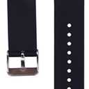 1PC Large Watch Band/Strap for Samsung Gear S2 Smartwatch Band Replacement Accessories with Metal Clasps Watch Strap/Wristband Silicone (Black)