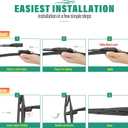 26" 18" 16" Windshield Wiper Blades Replacement for Subaru Outback 2020 2021 2022 2023 2024 2025 Premium All Weather Front Rear Wipers Set - OEM Quality (Pack of 3)