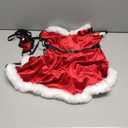 RSLOVE Sexy Christmas Lingerie For Women Santa Babydoll Chemise Red Costume with 4PCS Garters Belt (Small)