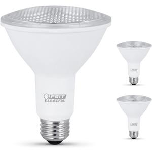 Feit Electric LED PAR30 Long Neck Medium E26 Base Light Bulb - 75W Equivalent - 10 Year Life - 750 Lumen - 3000K Warm White - Non-Dimmable | 3-Pack