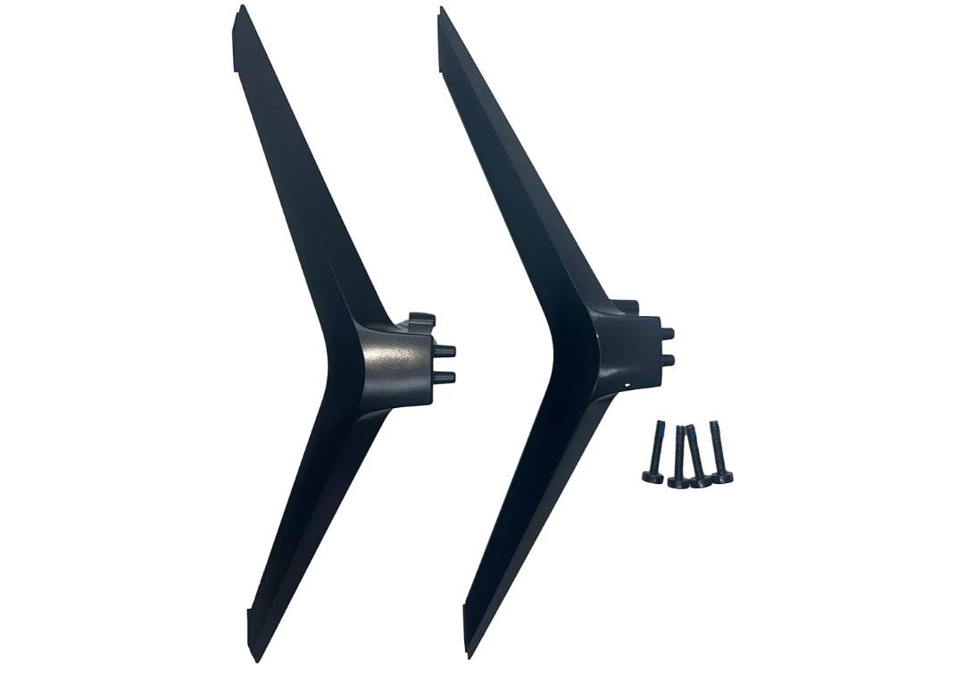OEM Replacement TV Base Stand Legs Compatible with Vizio Base Tabletop TVs, Screws Included (V555-J01)