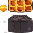 Selens High-Capacity Shockproof DSLR SLR Camera Padded Bag Case Partition Camera Insert, Make Your Own Camera Bag