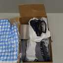 Powerful Handheld Fabric Steamer - 1800W with Fast Ceramic Heat-Up Plate, 2-in-1 Ironing & Wrinkle Remover, Steam Nozzle, Lint Brush - Blue, for US 120V Only