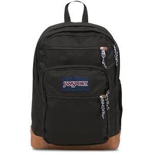 JanSport Cool Backpack, with 15-inch Laptop Sleeve - Large Computer Bag Rucksack with 2 Compartments, Ergonomic Straps, Black