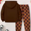 MIGU Thanksgiving Baby Boy Outfit Toddler Thanksgiving Outfit Boy Turkeys Print Long Sleeve Hoodie+Pant 2 Piece Outfit, 18 -24 Months