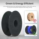 3 x Quick-Change Reusable Spool for Refill Filament, Detachable Filament Reel Holder Fits PLA, PETG, ABS Filament Spool, 3D Printer Filament Refill Roll Replacement, Dark Grey