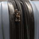 Kenneth Cole REACTION Renegade Luggage Expandable 8-Wheel Spinner Lightweight Hardside Suitcase, Granite Blue, 28-Inch Checked