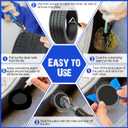 Tallew 300 Pcs Heavy Duty Tire Patches Radial Patch Round Fast Repair Cold Tyre Puncture Repair Kit for Car Truck Motorcycle Automobile Bike Inner Tire (42 mm)
