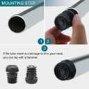 uxcell Leveling Feet 1" 25mm OD Round Insert Furniture Adjustable Leveler 8 Sets