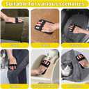 2 x XANGNIER Electrostatic Pet Hair Remover Glove,2pcs New Upgrade Double Sided Pet Hair Removal Glove Brush Tool,Reusable Cat&Dog Static Removal Grooming Mitt for Furniture,Carpet,Car Seat,Couch,Clothes