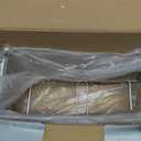 Tmore Fruit Bowl,Ceramic Fruit Bowl,Decorative Fruit Basket with Gold Metal Stand,Large Space Saving Serving Bowl for Kitchen Countertop,Dining Table & Party Display. One Bowl only