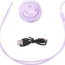 Wireless Over Ear Earbuds with APP, 144 Languages Online Translation Blueteeth 5.4 Language Translation Earbuds Real Time with Charging Case for Travel, Business, Learning (Purple)