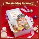 MESHA 8x8x4 Gift Box 50 Pack White Gift Boxes with Lids, DIY Bridesmaid Proposal Box, Recyclable,Foldable Box for Wedding, Birthday Party