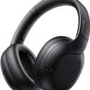 Linklike Over-Ear Wireless Headphones 50dB ANC Hi-Res Audio, 180H Playtime Noise Canceling Headphones, Touch Control Foldable Bluetooth Headset with IPX5 Waterproof, Best for Travel/Gym/Office (Black)