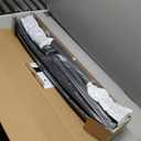 MAYOLIAH Indoor Room Divider 2 Large Panels on Wheels, 142W x 75H Rolling Privacy Screen W/Cover Strip, Portable Wall Divider for Home Office Partition, Black